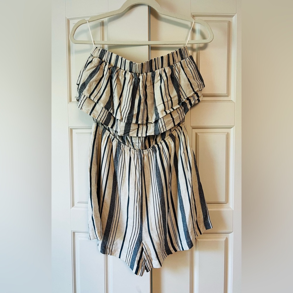 Allie Rose strapless romper